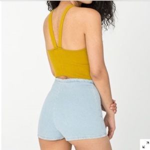 American Apparel V Strap Knit Tank